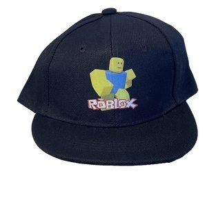 Roblox Blocky Youth Black Snapback Gaming Anime Cartoon Hat Cap